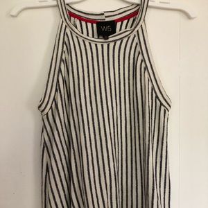 Short sleeve strap blouse W5